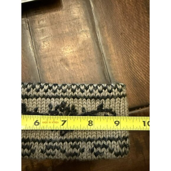 NILS Headband Fair Isle Snowflake Winter Ear Warmer Wool Blend Womens One Size - Picture 5 of 8